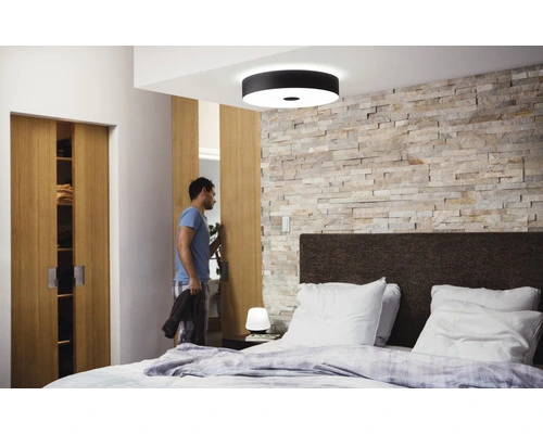 PHILIPS Hue White Ambiance LED Plafondlamp Fair Zwart 6 PHILIPS Hue White Ambiance LED Plafondlamp Fair Zwart - Afbeelding 6