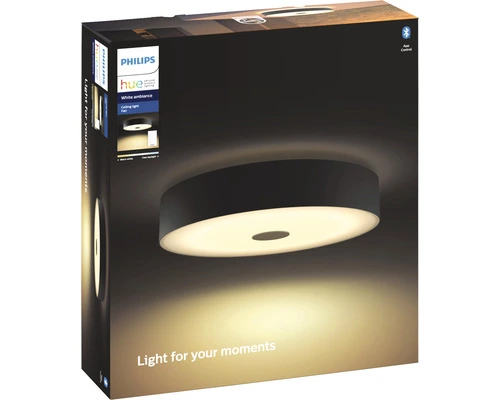 PHILIPS Hue White Ambiance LED Plafondlamp Fair Zwart 5 PHILIPS Hue White Ambiance LED Plafondlamp Fair Zwart - Afbeelding 5