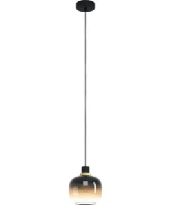EGLO Hanglamp Oilella 1-lichts Zwart-bruin -Binnenverlichting Verkoopwinkel DV 8 10476830 02 4c NL 20220706161652
