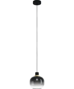 EGLO Hanglamp Oilella 1-lichts Zwart-grijs -Binnenverlichting Verkoopwinkel DV 8 10476831 02 4c NL 20220706161652