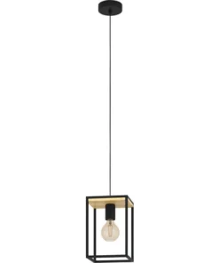 EGLO Hanglamp Libertad Zwart-hout -Binnenverlichting Verkoopwinkel DV 8 10476833 02 4c NL 20220706161652