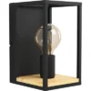 EGLO Wandlamp Libertad Zwart-hout