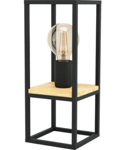 EGLO Tafellamp Libertad Zwart-hout -Binnenverlichting Verkoopwinkel DV 8 10476837 02 4c NL 20220706161652