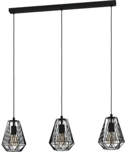 EGLO Hanglamp Stype 3-lichts Zwart