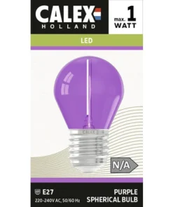 CALEX LED-lamp E27/0,5W Paars