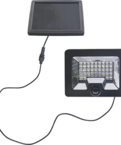 LED Solar Schijnwerper Met Bewegingssensor Zwart