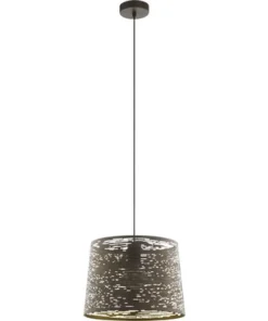 EGLO Hanglamp Segezia Mokka-goud
