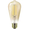 PHILIPS LED-lamp E27/5,8W ST64 Flame Goud