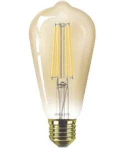 PHILIPS LED-lamp E27/5,8W ST64 Flame Goud