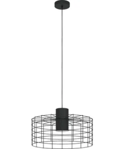 EGLO Hanglamp Milligan Ø 48 Cm Zwart