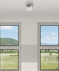 FLAIR LED Plafondlamp Azimech 1-lichts Chroom