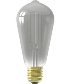 CALEX Smart LED Filament Lamp E27/7W ST64 Smokey Grijs