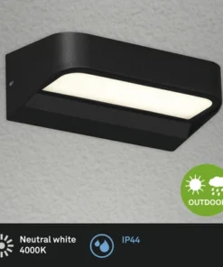 BRILONER LED Buitenwandlamp Ahlen Zwart -Binnenverlichting Verkoopwinkel DV 8 10533502 03 4c DE 20220203100835