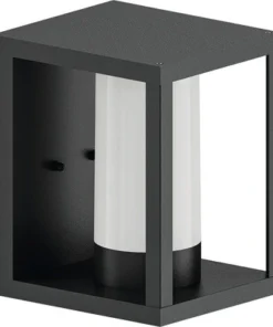 CALEX Smart Outdoor LED Wandlamp Lantaarn RGB+CCT Zwart