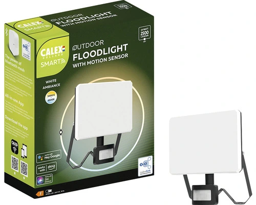 CALEX Smart Outdoor LED Schijnwerper Met Bewegingssensor CCT 2 CALEX Smart Outdoor LED Schijnwerper Met Bewegingssensor CCT - Afbeelding 2
