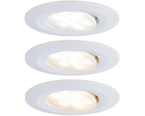PAULMANN LED Inbouwspot Set Calla Ø 90 Mm Instelbaar Wit Wit, 3 Stuks 7 PAULMANN LED Inbouwspot Set Calla Ø 90 Mm Instelbaar Wit Wit, 3 Stuks - Afbeelding 7