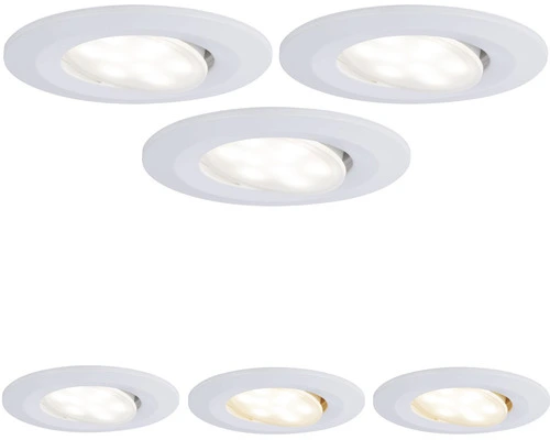 PAULMANN LED Inbouwspot Set Calla Ø 90 Mm Instelbaar Wit Wit, 3 Stuks 1 PAULMANN LED Inbouwspot Set Calla Ø 90 Mm Instelbaar Wit Wit, 3 Stuks