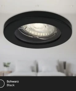 BRILONER LED Inbouwspot Set 7181 Ø 85 Mm Zwart, 3 Stuks -Binnenverlichting Verkoopwinkel DV 8 10537452 01 4c NL 20220211111752