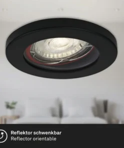 BRILONER LED Inbouwspot Set 7181 Ø 85 Mm Zwart, 3 Stuks -Binnenverlichting Verkoopwinkel DV 8 10537452 02 4c NL 20220211111752