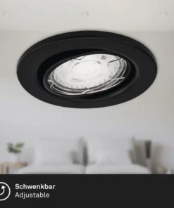 BRILONER LED Inbouwspot Set 7147 Ø 86 Mm Zwart, 3 Stuks -Binnenverlichting Verkoopwinkel DV 8 10537454 03 4c NL 20220211114657