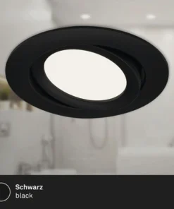 BRILONER LED Inbouwspot Set 7114 Ø 106 Mm Zwart, 3 Stuks -Binnenverlichting Verkoopwinkel DV 8 10537455 01 4c NL 20220211114657