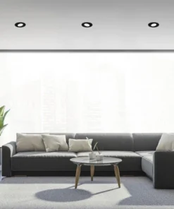 BRILONER LED Inbouwspot Set 7114 Ø 106 Mm Zwart, 3 Stuks