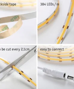 PAULMANN SimpLED LED-stripset Full-Line COB Warmwit 300 Cm Wit Gecoat -Binnenverlichting Verkoopwinkel DV 8 10538130 02 4c AT 20220217051652