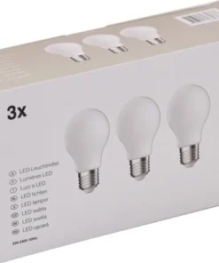 LED Lamp E27/4,5W A60 Daglichtwit Mat, 3 Stuks -Binnenverlichting Verkoopwinkel DV 8 10548774 04 4c DE 20221223101655