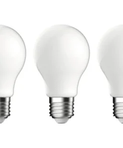 LED Lamp E27/4,5W A60 Daglichtwit Mat, 3 Stuks