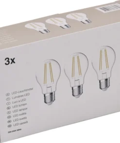 LED Lamp E27/8W A60 Warmwit Helder, 3 Stuks -Binnenverlichting Verkoopwinkel DV 8 10548777 01 4c DE 20221223101655