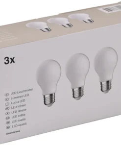 LED Lamp E27/8W A60 Daglichtwit Mat, 3 Stuks -Binnenverlichting Verkoopwinkel DV 8 10548778 04 4c DE 20221223101655