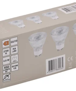 LED Lamp GU10/4,9W PAR16 Warmwit Helder, 3 Stuks -Binnenverlichting Verkoopwinkel DV 8 10549061 01 4c DE 20221223101655