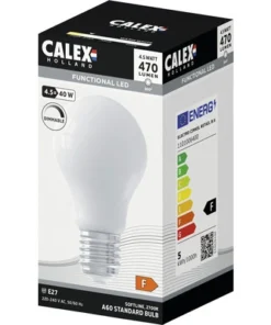 CALEX LED Lamp E27/4,5W A60 Warmwit Mat