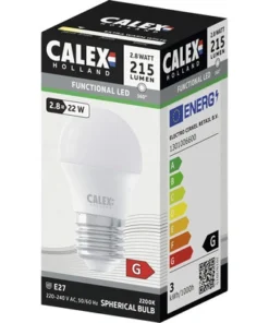 CALEX LED Lamp E27/2,8W G45 Warmwit Mat