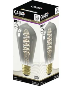 CALEX LED Filament Lamp E27/4,0W ST64 Titanium