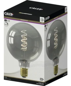 CALEX LED Filament Lamp E27/4,0W G125 Titanium