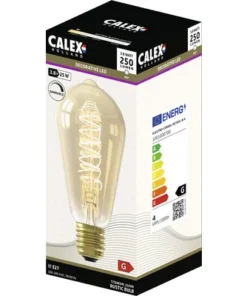 CALEX LED Filament Lamp E27/4,5W ST64 Warmwit Goud