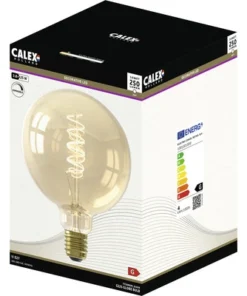 CALEX LED Filament Lamp E27/3,8W G125 Warmwit Goud