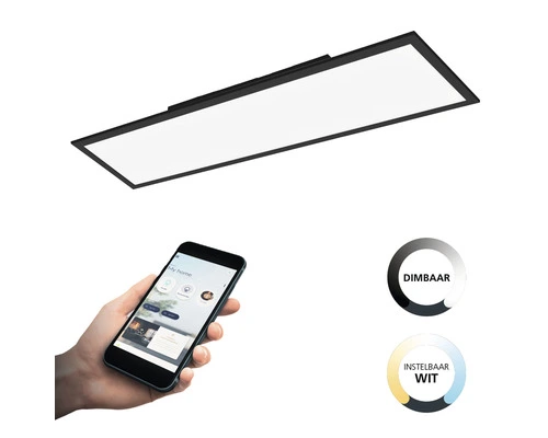 EGLO CROSSLINK.Z LED Paneel 120x30 Cm CCT Zwart 2 EGLO CROSSLINK.Z LED Paneel 120x30 Cm CCT Zwart - Afbeelding 2