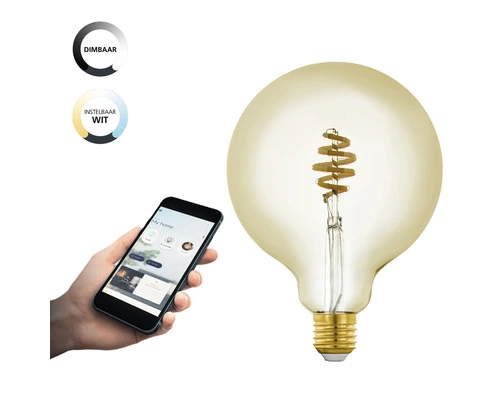 EGLO CROSSLINK.Z LED Lamp E27/5,5W G125 CCT Amber 3 EGLO CROSSLINK.Z LED Lamp E27/5,5W G125 CCT Amber - Afbeelding 3