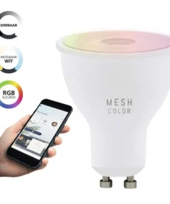 EGLO CROSSLINK.Z LED Lamp GU10/5W Reflectorvorm RGB+CCT Mat 10 EGLO CROSSLINK.Z LED Lamp GU10/5W Reflectorvorm RGB+CCT Mat -Binnenverlichting Verkoopwinkel DV 8 10555569 04 4c NL 20230104124754