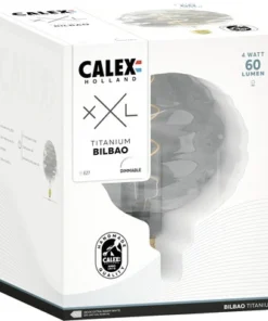 CALEX LED Filament Lamp XXL Bilbao E27/4W Titanium