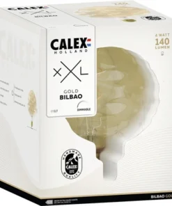 CALEX LED Filament Lamp XXL Bilbao E27/4W Goud