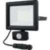 MasterPlug LUCECO LED Schijnwerper Met Sensor 30W Zwart