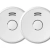 PROFILE Optische Rookmelder 9V 1 Jaar, 2 Stuks