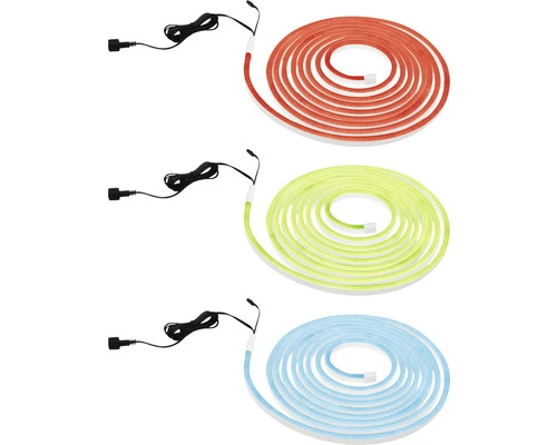 PAULMANN SimpLED Outdoor LED-stripset RGBW 500 Cm Wit Gecoat 4 PAULMANN SimpLED Outdoor LED-stripset RGBW 500 Cm Wit Gecoat - Afbeelding 4