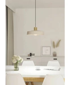 EGLO Hanglamp Valdiola Zandkleur-geborsteld Messing -Binnenverlichting Verkoopwinkel DV 8 10577700 04 4c RO 20220629171752