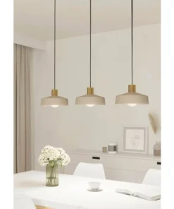 EGLO Hanglamp Valdiola 3-lichts Zandkleur-geborsteld Messing -Binnenverlichting Verkoopwinkel DV 8 10577701 02 4c RO 20220629171652