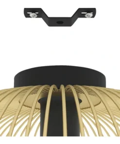 EGLO Plafondlamp Venezuela Goud-zwart -Binnenverlichting Verkoopwinkel DV 8 10577713 01 4c RO 20220630191655