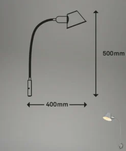 BRILONER Wandlamp Brello Chroom Mat -Binnenverlichting Verkoopwinkel DV 8 10579609 01 4c CH 20220715154655